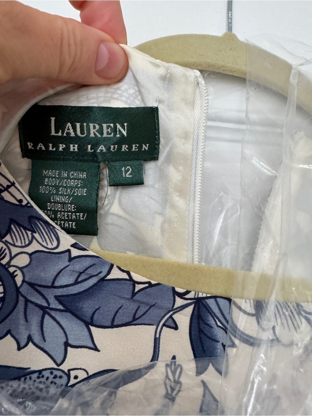 Ralph Lauren Vintage ‘Nanking Dragon’ Silk Shift Dress, size 12 (fits like a 8) - Picture 4 of 10